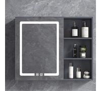 LED Mirror Medicine Cabinet Wall Mounted Bathroom Storage with Anti Fog Aluminum Mirror and Light Ideal for Medication and Essentials.