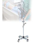 LED Mobile Surgical Gynecological Exam Light, Flexible Gooseneck Auxiliary Lamp, Adjustable Height Floor Stand for Medical Use, Ideal for Pet Care and Clinical Settings