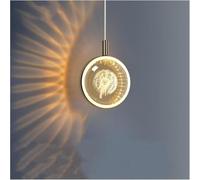 LED Modern Chandelier Lamp, Crystal MI-NI Transparent Round Decorate Lighting,Luxury