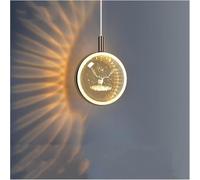 LED Modern Chandelier Lamp, Crystal MI-NI Transparent Round Decorate Lighting,Luxury