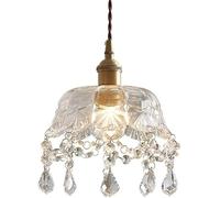 Led Modern Chandelier Lamp, Ice Cream Light with Crystal Hanging, for Restaurant, Kitchen, Bedroom, Living Room/1Pcs