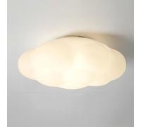 Led Modern Cream Style Bedroom Ceiling Lights, Simple Children's Room Ceiling Lights, Full Spectrum Eye Clouds Lamps and Light Fixtures,30Cm/30Cm