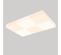 Led Modern Creative Full Spectrum Ceiling Light, Simple Square Ceiling Light, Clashing Colour Design Ceiling Light, Living Room Light Study Light Bedroom Light,Square/Rectangle