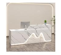 LED Modern Reception Desk for Home Office Retail Salon - Elegant Integrated Lighting for Hallway & Reception Areas Stylish Reception Furniture