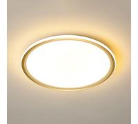 LED Modern Style Recessed Ceiling Light Fixture Geometric Ultra-Thin 2 Inches Eye Protection Flicker-Free Light Source 3 Light Colors in 1 Side Lighting Ceiling Lamp for Kitchen Entrance Study (d