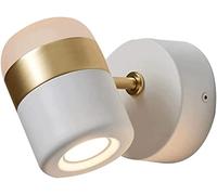 LED Modern Wall Sconce, Creative Bedside Lamp, Adjustable Hallway Light, Indoor Rotatable Angle(Blanc)