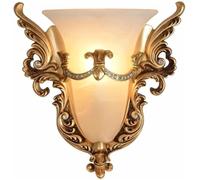 LED Modern Wall Sconce Vintage d Wall Light Resin Glass Wall Light Hallway Wall Lighting Mounted Lights Middle Ages Indoor Retro Wall Lamp for Hotel Bedside Living Room Restaurant