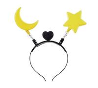 LED Moon Star Light Up Headband Luminous LED Glowing FairyCrown Glow in the Dark Headband for Women Girls