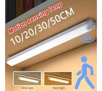 LED Motion Sensor Light Wireless LED Night Light Type C Rechargeable Light Cabinet Wardrobe Lamp Staircase Backlight For Kitchen Cold White