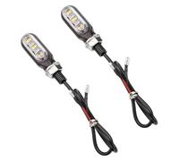 LED Motorcycle Blinkers - Compact 3-Light Indicator, Shockproof Waterproof Signal | Bright Energy Efficient Turn Lights for Scooters Motorbikes, Road Safety Gear, Easy Install Riding Accessory