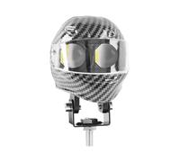 Led Motorcycle Fog Lights, Helmet-Style Auxiliary Driving Light, Motorbike Spotlight with Adjustable Mount Bracket, Shockproof Waterproof Design, Vehicle Lighting for Offroad Dirt Street Riding