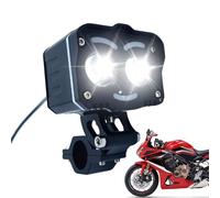 LED Motorcycle Head Lights - High Brightness Front Light | Driving Headlamp Vibration Resistant, Adjustable Angle Energy Efficient Headlight for Urban Commuting Street Riding