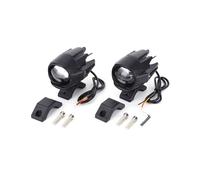 LED Motorcycle Spot Light Waterproof Auxiliary Motorcycle Headlight with Mount Brackets Universal Fit for Motorcycles