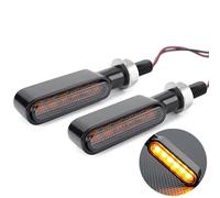 Led Motorcycle Turn Signal Light 2PCs Set Motor Smoke Lens 6LED 12V Amber Blinker Indicator Lamp Easy To Install,obvious