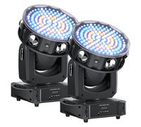 LED Moving Head Light with RGBW Effects, DMX512 & Sound Control for Stage, DJ Events