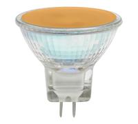 LED MR11 GU4 2W Amber 12V 120 Degrees Prolite