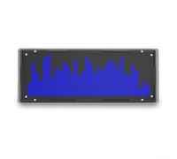 LED Music Atmosphere Light with Comprehensive Spectrum Analysis and Multi Function Alarm Settings (Blue)