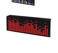 LED Music Display RGB Light DIY Kit Lamp with Volume Level Indicator for Bedroom and Party Decoration in Various Colours (Red)