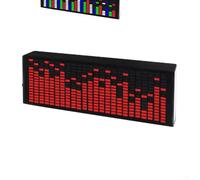 LED Music for SPECTRUM Indicator, VU Meter Indicator Analyzer, RGB Audio Level Display RGB Light for SPECTRUM DIY Kit Lamp Volume Control Amp Lifier Board(red)