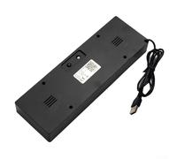 LED Music Spectrum Analyzer Display Module for Audio Visualization - VU Meter with 384-LED Bar Graph, 12 Display Modes, Voice/Audio Line Control, USB-Powered (5V) - ABS Housing(A Voice Control)