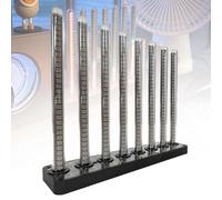 LED Music Spectrum Display - MIC Audio Analyzer with 3.5mm AUX Input, Built-in 10 Preset Modes, Dynamic Lighting for Music and Electronic Lovers