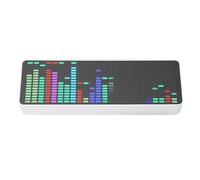 LED Music Spectrum Display Screen with Voice Sensor ABS Audio Spectrum Analyzer 384 RGB LEDs 20 Dynamic 7 Colors