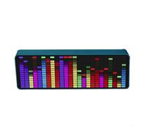Led Music Spectrum Indicator,VU Meter RGB Audio Level Display Amp Lifier Board,Sound Control Or 3.5mm Audio Line Control