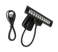 LED Music Stand Light Flexible Clip On USB Reading Lamp High Brightness for Orchestra Workbench Night Reading Black