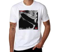 Led Music Zeppelin I Remastered Album Cover T-Shirt for Men, Vintage Band Graphic Tee, Classic Rock Concert Shirt, Cotton Music Merch White-Style M