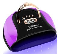 LED Nail Dryer for Fast Curing Dry All Gel Polish Lamp Manicure Drying Timer Auto Sensor Salon Tool(PURPLE)
