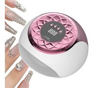 LED Nail Dryer Lamp - Gel Polish Curing Light, UV Fast Timer Machine | Professional Manicure Setting Tool Kit, High Efficiency Nail Finish System with Touch Display for Home Travel Salon Use