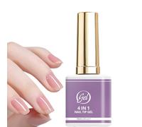 LED Nail Glue - 15ml Professional 4-in-1 Adhesive | False Nail Tips Gel Adhesive - for Home Salon Travel Party Manicure Women Girls Teens Beginners Practice Design