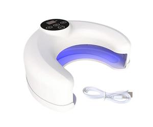 LED Nail Lamp UV - Ergonomic Functional Modern Adjustable Fingernail Curing Light, Girls Women Girlfriend Beginners, Home Salon Travel | Girls Women Girlfriend Beginners Home Salon Travel