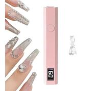 LED Nail Lamp, UV Lamp for Gel Nails,Digital Display LED Gel Lamp UV LED Dryer - Portable Manicure Curing Nail Dryer for Professional Beginners