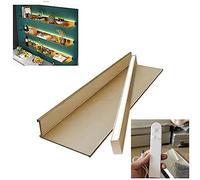 LED Natural Light Floating Display Shelves With USB Portable Charger, Wall Mounted Light-Emitting Shelves, Metal Lighted Display Stand 1pcs(Y,120cm/47in)