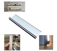 LED Natural Light Floating Display Shelves With USB Portable Charger, Wall Mounted Light-Emitting Shelves, Metal Lighted Display Stand 1pcs(D,120cm/47in)