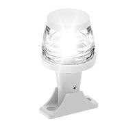 LED Navigation Anchor Light, 360° White Waterproof Boat Light, All Round Visibility Up to 3 Nautical Miles, Marine Safety Lighting for Boats and Yachts
