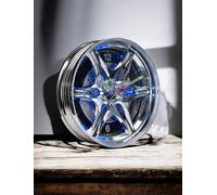 RED5 LED Light Up Neon Effect Car Alloy Wheel Rim Theme Wall Mountable Clock