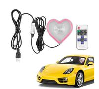 LED Neon Lights Neon Lighting Automotive Interior | Heart-Shaped Led Trim Light Home Entryway Car Interior Truck Dashboard Night Date Holiday Proposals Led Light Decor pink