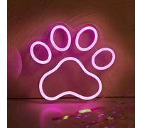 Led Neon Paw Usb Powered Night Light Wall Art