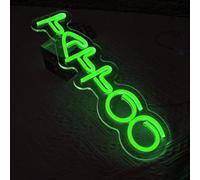 LED Neon Signs Bar Open Coffee Beer Cigarette Neon Sign Acrylic LED lights with Hanging Chain Light Up Sign for Bar Pub Store Man Cave Home Party Club Wall Decor 5V USB Powered Dimmable