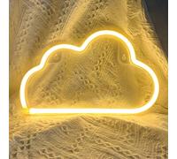 LED Neon Signs for Wall Decor, USB or Battery Powered Cloud Shaped Decoration Lights for Bedroom, Aesthetic Teen Girl Kid Room, Christmas, Birthday, Wedding Party