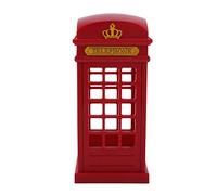 LED Night Desk Lamp Touch Sensor, Retro Vintage London Telephone Booth Dimmable Yellow Bedside Night Light with Long Life Time for Home Decoration