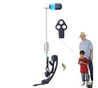 LED Night Fishing Lure Alarm for Fishing Rod Bite | Adjustable Fishing Alarm, ABS Headlight Screw Button Bite Bait Alarm Fish Bait for Family Friends Colleagues