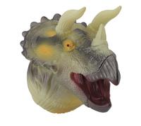 LED Night Light for Children's Room, Baby Safe Color Changing, Anti-Slip, Soft Dinosaur LED Night Light for Bedroom (Triceratops)