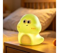 LED Night Light - Kid Night Light, Cute Green Snake Lamp, Gift for Kids | 3 Dimmable + 30Min Timer/ USB Rechargeable/ Soft Silicone Relieve Pressure/ Cute Green Snake Night Light/ Gift for Kids