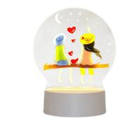Led Night Light, Love Lamp with 3 Color Modes, USB Charging Table Lamp, Heart Love Night Light, Printed Love Lamp, Decorative Led Light, Valentine's Day Light for Room Desktop Table Decoration