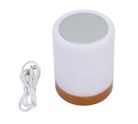 LED Night Light Rechargeable with Touch Control and Color Changing for Kids Room Bedroom Decoration (Wood Grain)