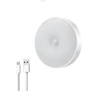 Led Night Light, Stick-on Anywhere Portable Rechargeable Wireless LED Under Cabinet with Dimmable 2 Colors,Motion Sensor Activated Induction Lamp