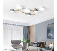 LED Nordic Macarons Ceiling Light Constellation Arrangement The Way Ceiling Lamp White + Gray 3000K/4000K/6000K Ceiling Lighting Children's Bedroom Interesting Living Room